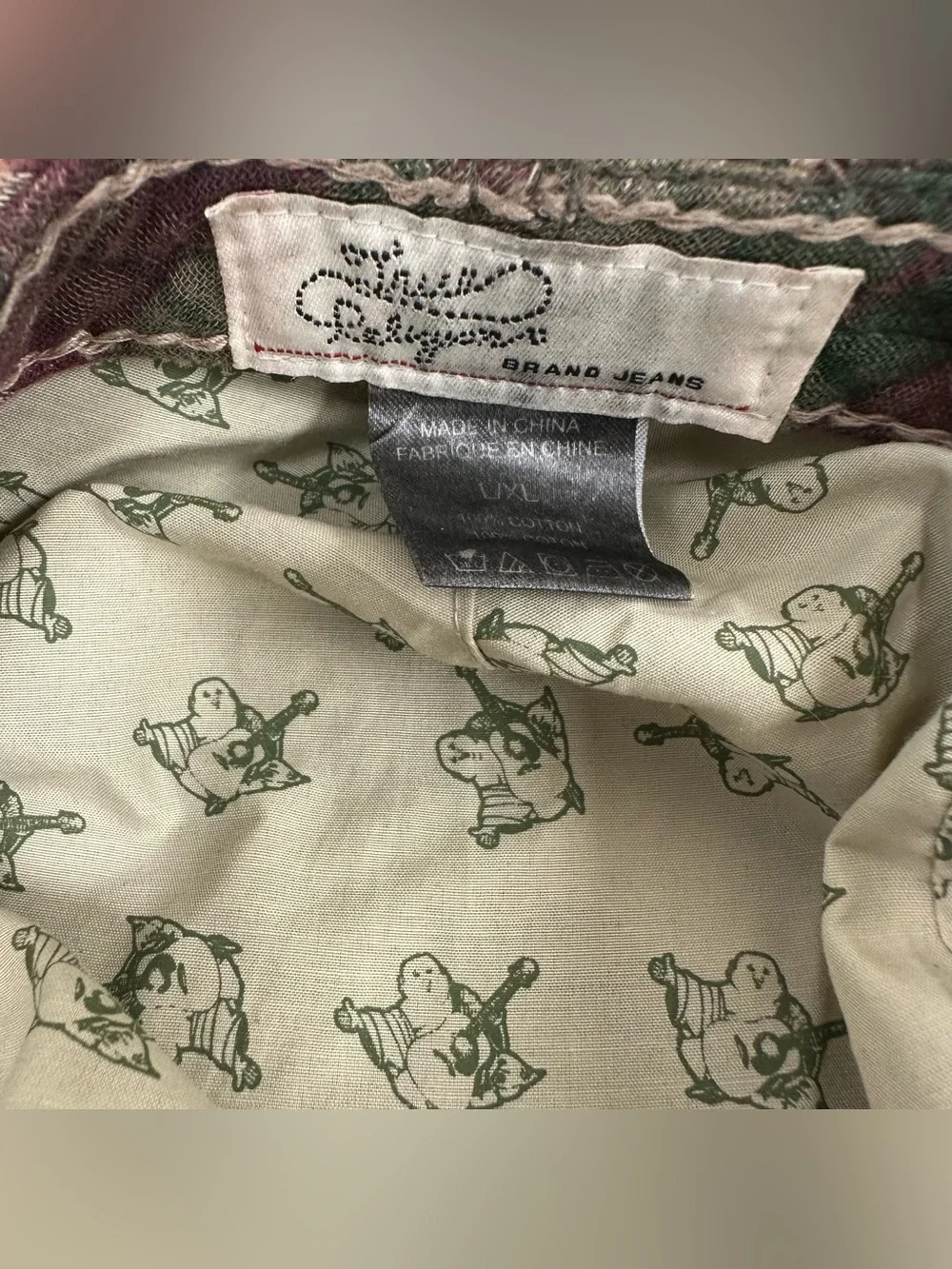 Vintage True Religion Plaid Newsboy Flat Cap Contrast Stitch Driving Hat OS Y2K